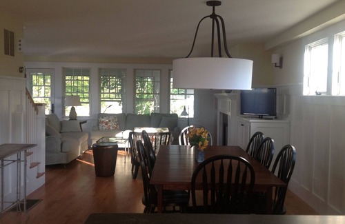 Hampton Cottage | Enjoy sunrises over the ocean and sunsets over the salt water pond