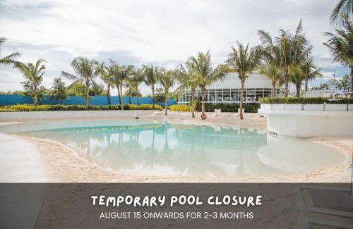 San Fernando Apartment | Entire 1BR for Family with PS4, Instax & Spacious Balcony with Pool & City View