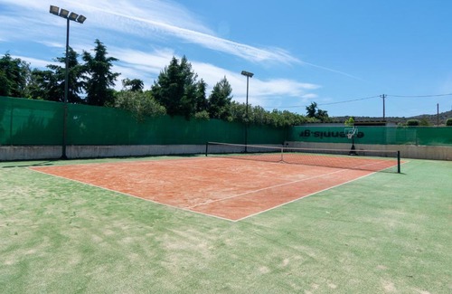 Ermionida House | Ermioni Villa Eternity Pool & Tennis Court