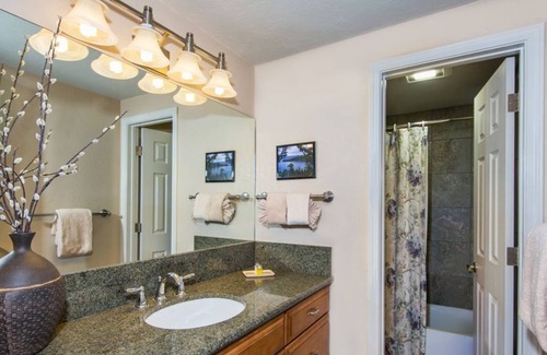 South Lake Tahoe House | Escape to Lake Tahoe's Natural Paradise! Balcony + Gas Fireplace | Pool & Beach