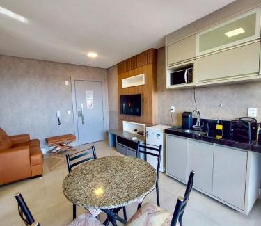 Jardim dos Estados Apartment | Estudio Alto e Aconchegante no 32º andar do Vertigo