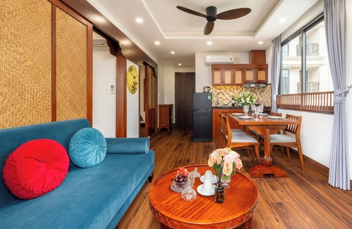 Hang Bai Apartment | Evelyn Indochine Chic in Central Hanoi