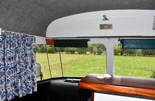 Northland House | Evi the school bus at Oromahoe Downs Farm