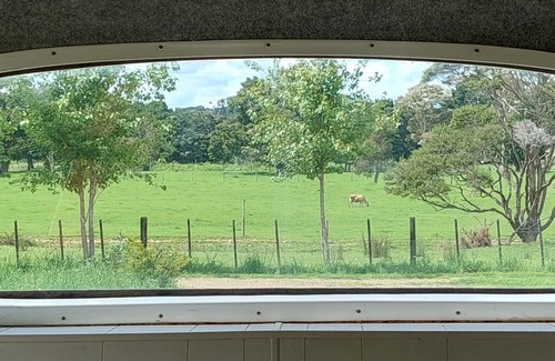 Northland House | Evi the school bus at Oromahoe Downs Farm