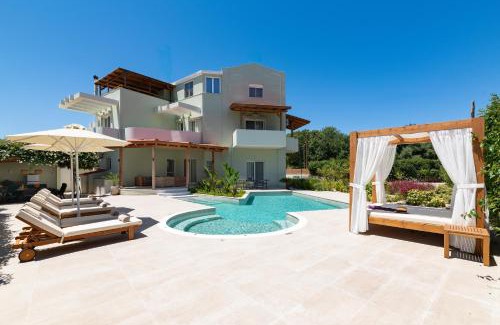 Rhodes Town Villa | Excelencia New Villa with Artistic Pool & Sea View