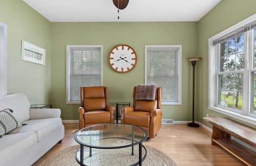 Nekoosa Cottage | Exceptional Lake House w/Private Beach, 10 minutes to Sand Valley!