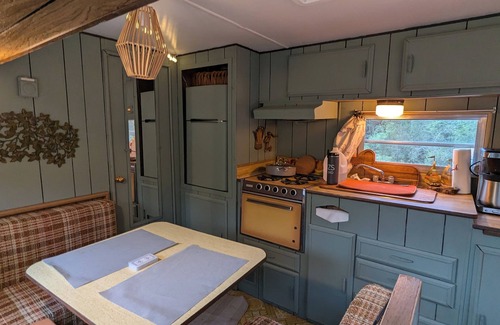 Champion RV Rental | Exclusive Group Glamping Retreat – Entire Campground for Your Private Escape!