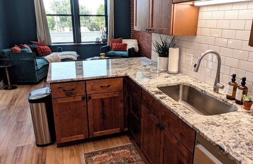 Exira Apartment | Exira 107 - Cozy 2BR Above Coffee & Goods Shop