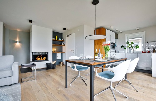 Hornum Apartment | Exklusive Ferienwohnung mit Meerblick und Sauna im Hörnumer Norden