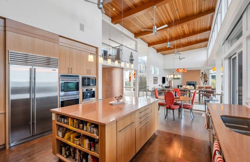 Westhampton House | Expansive and Modern Westhampton Home with Open Layout, Private Pool, Water.