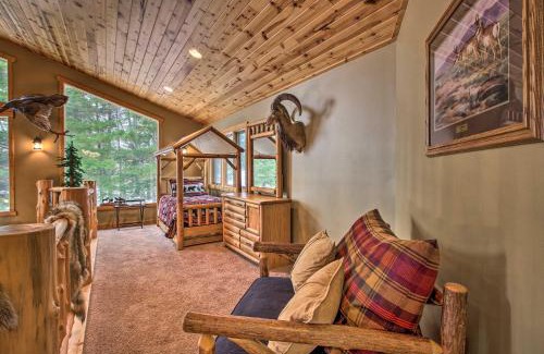 Emily House | Expansive Ruth Lake Home with Dock, Fire Pit and Beach