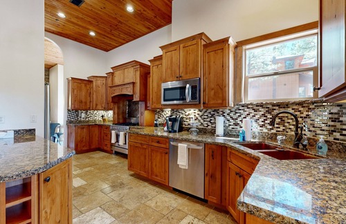 Flagstaff House | Exquisite home with mountain views, fireplaces, & game room