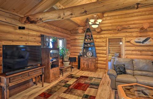 Lander House | Exquisite Log Home with Lander Valley Views!