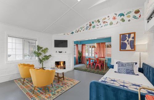 Joshua Tree Villa | Fable by AvantStay 2 Unique Spaces w Bowling Hot Tub Fire Pit Large Yard