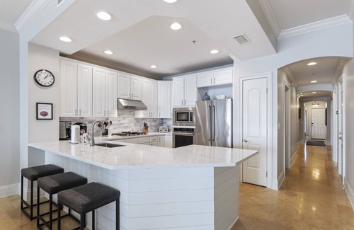 Crystal Beach Condo | Fall Availability! Newly Renovated! 2nd Floor Luxury Gulf Front Unit! Community Pool!