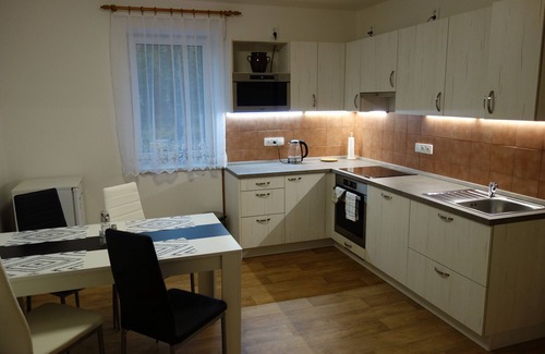 Decin House | Family apartment near the center with a terrace and barbecue