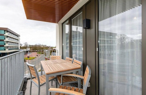 Bensersiel Apartment | Family apartment with balcony including free use of swimming pool and sauna