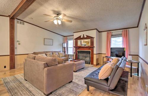 Lebanon Apartment | Family Apartment with Fireplace and Front Porch!