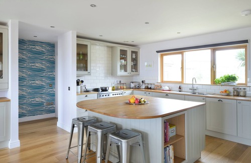 Castle Douglas House | Family Beach House in SW Scotland with island views & log burner for cosy nights