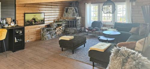 Kroderen House | Family Cabin With Stunning Views At Sjusjøen