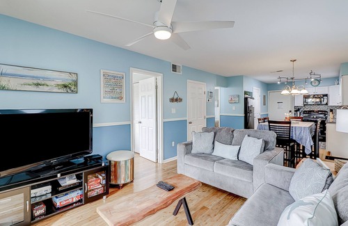 Folly Field Villa | Family-Friendly Condo near the Beach w/Private Balcony, Shared Pool, Game Room