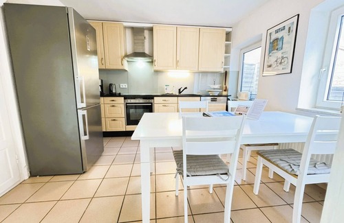 Grundhof Apartment | Family-friendly Krischan vacation apartment with quiet, fenced garden.