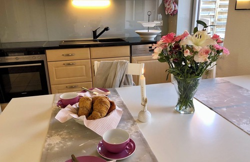 Grundhof Apartment | Family-friendly Krischan vacation apartment with quiet, fenced garden.