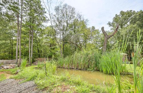 Columbus House | Family Home with On-Site Waterfall and Pond in Fulton!