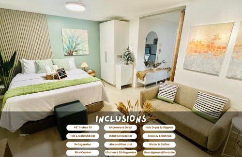 San Fernando Apartment | Family Room 1BR with Queen Bed and Beach View Balcony