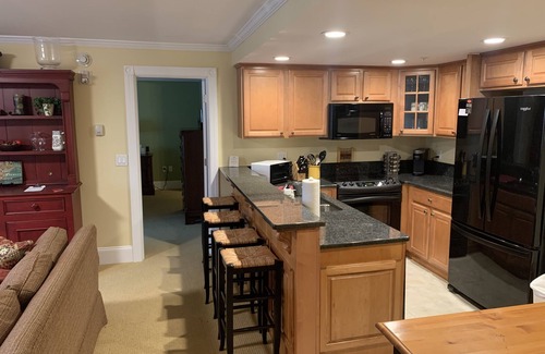 Stratton Mountain Condo | Family sized condo steps from Stratton Mountain located in heart of the village.