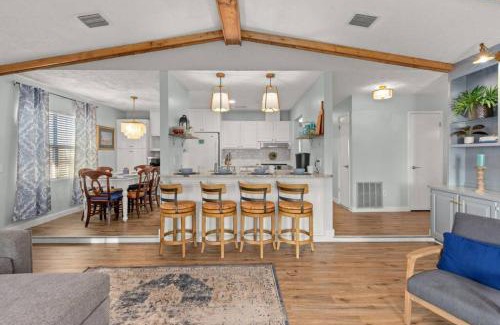 Holiday Beach House | Fanta Sea - Private Seasonal Hot Tub, Game Room, Walk to Beach, Pets OK, & More!