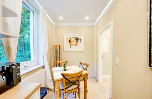 Heringsdorf Apartment | Fantastic forest view with private sauna - elegant and tasteful