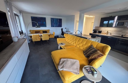 Bad Salzuflen Apartment | Fantastic view - penthouse, air conditioning, roof terrace in Bad Salzuflen