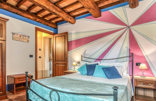 Castiglione d'Orcia Apartment | Farmhouse with swimming pool - La Spiga apartment
