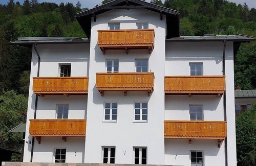 Mitterbach House | Ferienwohnung 1 mit Balkon und Bergblick