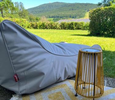 Hohenwarth Apartment | Ferienwohnung Chalet Bayrischer Wald in Villa Terrasse Bergblick Ski Sauna Arber Osser mit Hund bis 6Gäste