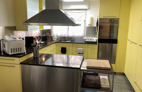 Steffisburg Apartment | Ferienwohnung Zulg- with separate Garden Tiny House for up to 9 People
