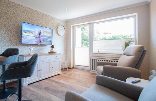 Borkum Apartment | Fewo Middenmang - Gemütliche Ferienwohnung im Zentrum der Insel