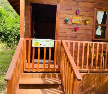 Jardin Ski Chalet | Finca Maracuba Cabañas Limón, Manzana y Níspero