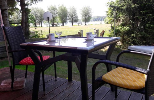 Zwenzow Cabin | Finnhütte Jano directly on the lake with boat, fireplace - Finnhütte Joelddirectly on the lake with