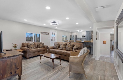 Fredericksburg Cottage | Fire pit and close access to hiking trails.