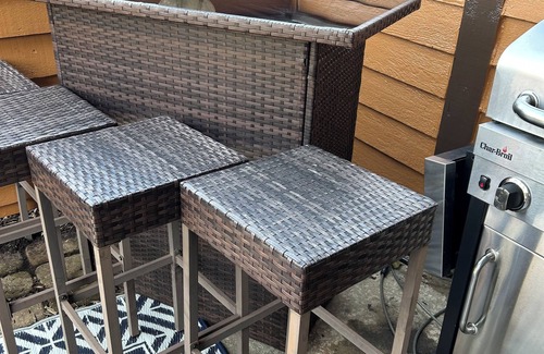 Seven Springs Condo | Fireplace, Outdoor Bar and Grill, New pillowtop matresses with down bedding!