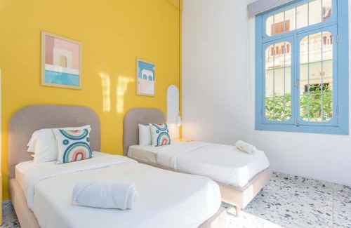 Mar Mikhael Apartment | Flame 3-BR Apartment & Balcony in Mar Mikhael