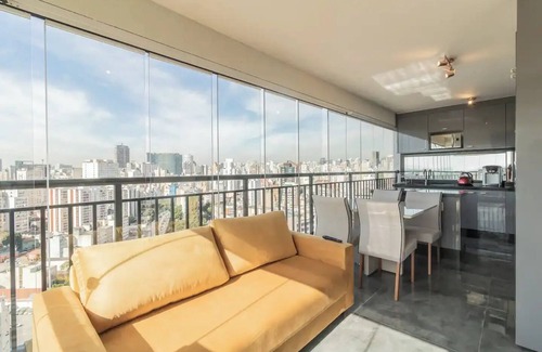 Sao Paulo Apartment | Flat Surpreendente 4 Pessoas 2 Suítes Cond Moderno