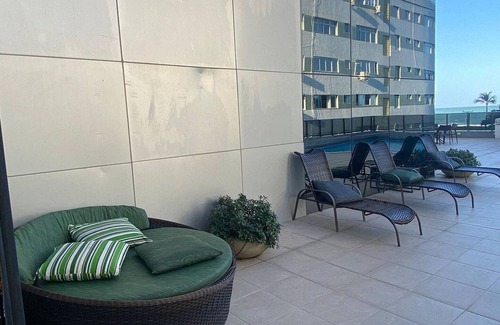 Pina Apartment | Flat by the sea gym pool Boa Viagem Recife - breakfast included