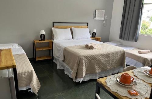 Jardim Ipe Apartment | Flat com ar, varanda e linda vista para o Ibituruna - Pico do Ibituruna - 201