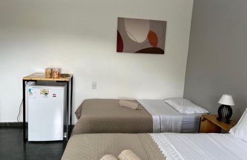 Jardim Ipe Apartment | Flat com ar, varanda e linda vista para o Ibituruna - Pico do Ibituruna - 201