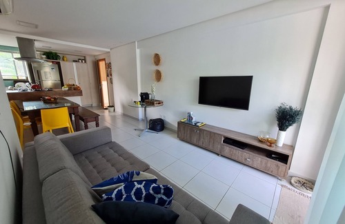 Porto de Galinhas Condo | FLAT NO BEACH CLASS ECOLIFE SEASIDE SEA WALL, 3Q GROUND FLOOR SWIMMING POOL
