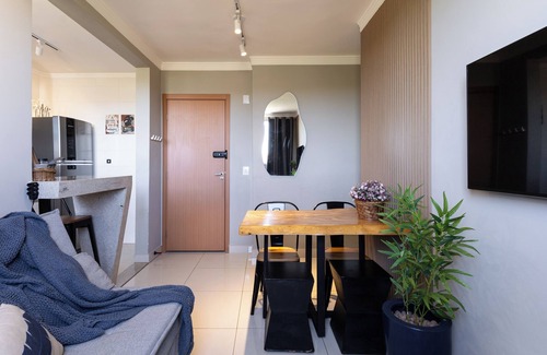 Morada da Colina Apartment | Flats Praia Uberlândia - Apartment close to Praia Clube - Leisure area 24-hour doorman