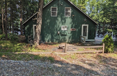 Hanover Cabin | Forest Lodge - Family & dog friendly camp on beautiful Howard Pond in Hanover ME